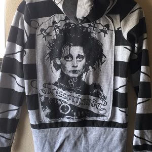 Ripple Junction Edward Scissorhands Zip-up Hoodie